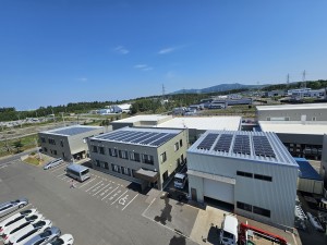 青森日揮プランテック株式会社太陽光発電設備新設工事が竣工いたしました。